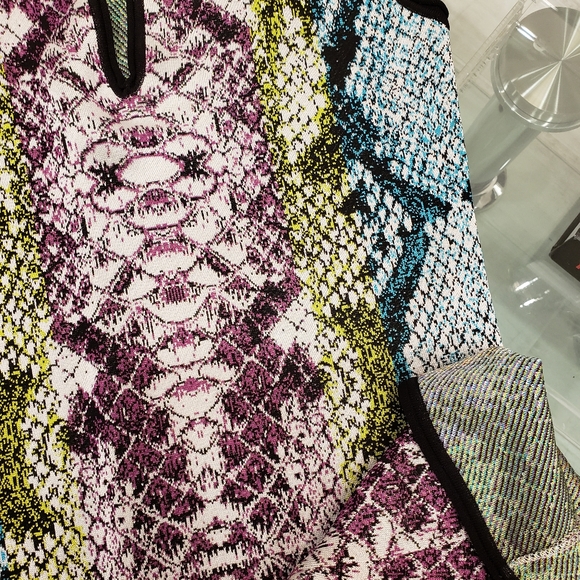 FLASH SALE-NWOT - Roberto Cavalli snake print knit dress. - Picture 7 of 13